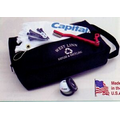 Premium Golf Shoe Bag Scoring Kit with Towel & Ball Markers
